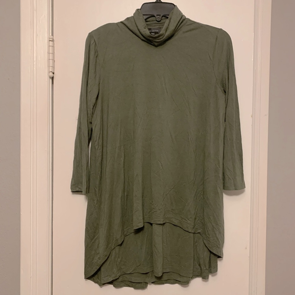 The Limited Women’s olive green dress. Size medium.